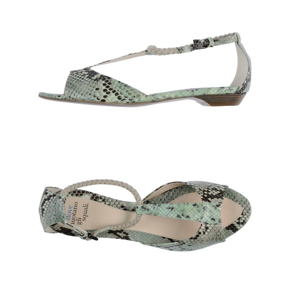 DOVE NUOTANO GLI SQUALI SANDALS SIZE 40 - Picture 1 of 1